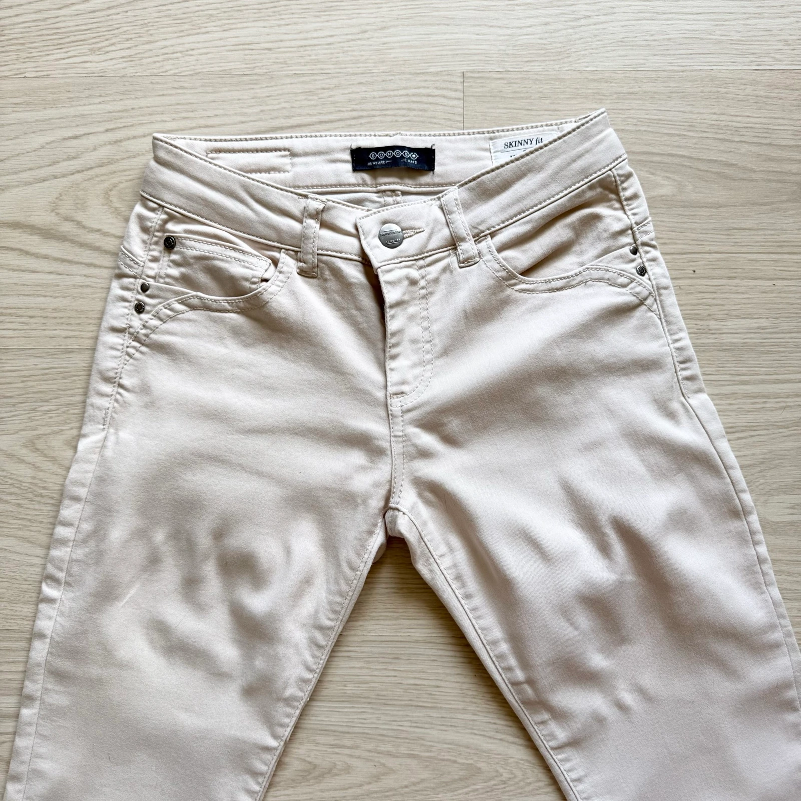 Calça slim skinny bege Bonobo tamanho 34 XS – photo 12